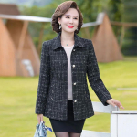 Plaid Trench naiste jope Uus kevadine s&uuml;gismood keskmise vanusega l&uuml;hikesed naiste mantlid, &uuml;herealised Korea naiste &uuml;ler&otilde;ivaste topid XL