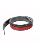 Universaalne must s&uuml;sinikkiust poritiiba Flare auto rataste kulmude kummikaitse ribakaitse rattakaare trimmikaare pikendaja 38mm carbonfier gray