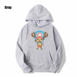 Anime &uuml;hes t&uuml;kis Tony Tony Chopper tr&uuml;kitud kapuuts meeste naiste Anime kapuuts pikkade varrukatega fliisist pulloverid s&uuml;gistalvine kampsun L