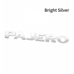 Auto metallist PAJERO Embleemi jaoks Auto Stiil 3D M&auml;rgi Kirjad Kleebised Pagasiruumi kleebised Tarvikud L&auml;ikiv must