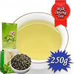 Piim Oolong tee Hiina keskmise lehe tee 250 g 100% naturaalne, suhkruvaba, gluteenivaba ja mitte-GMO Tugev aroom, mis on pruulimiskindel