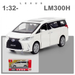 1/32 skaalaga LM300H survevalatud automudeli m&auml;nguasi, tagasit&otilde;mmatav m&auml;nguasi koos heli ja valgusega lastele v&auml;ikelastele poistele t&uuml;drukutele m&otilde;eldud kingituste kollektsioon 1/32-16x7.5x5.6cm valge