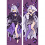 Anime VTuber Laplus La Darknesss Dakimakura Kaunistav Padjap&uuml;&uuml;r Kahepoolne Print Padjap&uuml;&uuml;r Kallistav Kehapadja kate Otaku Waifu 120x40cm Pillowcase