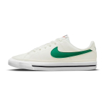 Nike Court Legacy GS Sail Green Noise Laste tossud Kreemjas Must Kummi-Helepruun DA5380-108 37.5 white