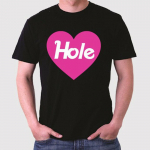 Hole Band Love Logo Alternative Rock must Unisex T-s&auml;rk S