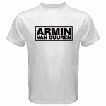 Armin Van Buuren Logo valge Unisex T-s&auml;rk S