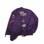 Meeste kevad- ja s&uuml;gisene polsterdatud Bomber jope S