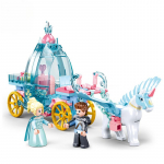 S&otilde;brad Eksperdid Romantiline printsess Ehitusklotsid Lumi Roosa Unistus Kuninglik loss Tellised kokkupanek Loomingulised t&uuml;drukute m&auml;nguasjad