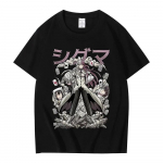 Suvised Unisex naiste T-s&auml;rgid Anime Bungou Stray Dogs T-s&auml;rk Sigma Unisexga Graafilise tr&uuml;kiga T-s&auml;rk vabaaja puuvillased l&uuml;hikeste varrukatega T-s&auml;rgid 2XL