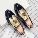 Moodsad kingad Kontorijalatsid meestele Vabaajajalatsid Hingavad nahast p&auml;tsid S&otilde;itmine Mokassiinid Mugav kolmev&auml;rviline libisemine 38