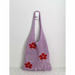 Suvine uus Korea v&otilde;rgust k&auml;ekott Ostukott V&otilde;rgust &otilde;&otilde;nsast rannakott Kootud &otilde;lakott naistele One Size lilla