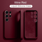 Vedel silikoonist &uuml;mbris Samsung Galaxy S20 S21 S22 S23 FE S24 Ultra Plus Note 10 20 Ultra S10 A54 kogu keha kaamera kaitse&uuml;mbris SQUARE Cover Cover Silicon Samsung S22 veinipunane v&auml;rv