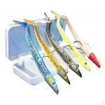 Fishing for Bass, Soft Lure Swims with Hooks, Silicone Artificial saltwater and