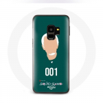 &Uuml;mbris Samsung S9 plus Squid Game Oh Il nam Number 001 jaoks