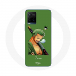 Coque pour Vivo Y21s 2021 / Y21 2021 One piece Manga Zoro ep&eacute;e
