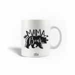 Mug en C&eacute;ramique Mama Bear Logo Noir