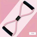 Pedaali vastupanu rihm Fitness Treening istumisv&otilde;imega varustus K&otilde;hulihase k&auml;e jala K&otilde;hu pingutusrihma jooga venitusk&otilde;hu trimmer roosa