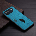 &Uuml;mbris Asus ROG Phone 7 5G funda bambusest puidust mustriga Nahast telefoni kate Luksuslik coque Asus ROG Phone 7 &uuml;mbrisele Asus ROG Phone 7 ts&uuml;aan