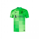 Nike Liverpool 21/22 Hooaeg V&auml;rviline &Uuml;mmarguse Kaelusega L&uuml;hikeste Varrukatega Jalgpalli S&auml;rk Meeste Jalgpalli S&auml;rk Roheline DB2559-330 L