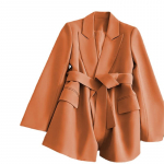 Kikilips &auml;ri&uuml;likonna jope naiste bleiserite jaoks. 3XL oranž