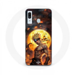 Coque Maniacase pour Samsung Galaxy A40 dark naruto lune 3D