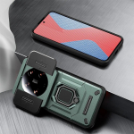 KEYSION p&otilde;rutuskindel &uuml;mbris Xiaomi 14 Ultra 5G 14 Pro 5G liugkaamera objektiivi kaitser&otilde;nga statiiv telefoni tagakaas Redmi A3 jaoks for Redmi A3 hall v&auml;rv