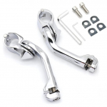 32 mm Mootorikaitse Mootorratta Kiirtee tihvtid Jalapiibid Jalatugi Tallatugi Jalatugi Sobib Harley Davidsonile