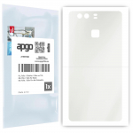 apgo MATTE Protective Skin Sticker for the back compatible with Huawei P9, Wrap Film, Hydrogel Film, Flexible, Soft TPU with positioning layer easy in