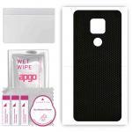 apgo Protective Skin Sticker for the back compatible with Motorola Moto G Play, Wrap Film, Foil, Vinyl - Pattern Matrix
