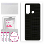 apgo Protective Skin Sticker for the back compatible with Tecno Spark 5 Air, Wrap Film, Foil, Vinyl - Pattern Matrix