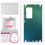 apgo Protective Skin Sticker for the back+sides compatible with Xiaomi Redmi K50 Pro, Full Wrap Film, Foil, Vinyl - Pattern Carbon Chameleon CAKA1