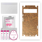 apgo Protective Skin Sticker for the back+sides compatible with Google Pixel 8, Full Wrap Film, Foil, Vinyl - Pattern Rusty Copper