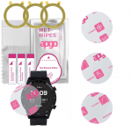 3x apgo Ultra-Clear Hybrid protective glass compatible with Vector Smart VCTR-32, flexible nano glass, great replacement for tempered glass, scratch-r