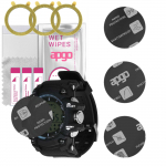 3x apgo MATTE Hybrid protective glass compatible with Garett Strong, flexible nano glass, great replacement for tempered glass, scratch-resistant, ful