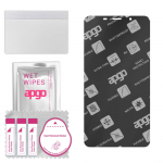 apgo MATTE Hybrid protective glass compatible with Kruger&Matz Flow 5 Plus, flexible nano glass, great replacement for tempered glass, scratch-resista