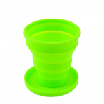 Kuum m&uuml;&uuml;k Kaasaskantav silikoonist sisset&otilde;mmatav kaanega kokkupandav tass, v&auml;ljas teleskoopne kokkupandav joogitops reisilaagri veetass