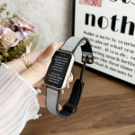 Nahast silikoonrihm Samsung Galaxy Fit 3 k&auml;ev&otilde;ru asendusmagnetiga pandlaga kellarihm Galaxy Fit 3 rihmaga tarvikute jaoks Samsung Galaxy Fit3