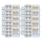 Kastid Paberimass 6 Count munakarpi Hulgi korduvkasutatav korduvkasutatav naturaalsest papist munakonteiner