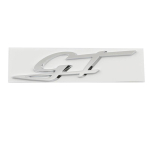 Auto 3D Metall GT Logo Kleebised Embleem M&auml;rk Kleebis Kujundustarvikud GT-Silver white