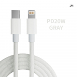 IPhone 13 andmekaabel PD20W kiirlaadimist&uuml;&uuml;p-c p&otilde;imitud kaabel, mis sobib Samsungi iPhone 13 14promax laadimiskaablitele 1M lilla