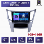 Androidi autoraadio Subaru Outback 3 4 Legacy 5 2009-2016 jaoks Multimeediapleier GPS-navigatsioon 2-DIN Stereo 1+16GB 1+16GB