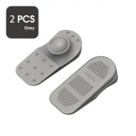 Silikoonist uksekork Amortiseeriv plokk Wedge Baby Safety Protector Door Stop Kokkup&otilde;rkevastane iminapp koos lihtsa ladustamisega hall