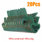 20/40/60 tk pookimisklambrid kasvuhooneklambri alus plastikust taimeklambri kinnitusklambriga fikseeritud seemnevarre tugi Taime pookimine