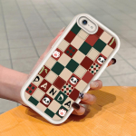 Pehme silikoonist ruudukujuline redelprintimismuster telefoni korpus, t&auml;iskaanega kaamera p&otilde;rutuskindel kaitse kummist &uuml;mbris iPhone Infinix Tecno OnePlus jaoks Infinix Smart 6 tumepunast v&auml;rvi