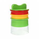 Roostevabast terasest spiraalk&ouml;&ouml;givilja viilutaja 3 teraga K&auml;ek&ouml;&ouml;git&ouml;&ouml;riist kartulitele kurkidele porganditele roheline