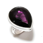 Amethyst Gemstone Handmade 925 Sterling Silver Gift Jewelry Ring Size 10 p2l18