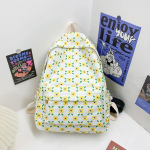 Tulbimustriga naiste seljakott Kaasaskantav veekindel suure mahutavusega koolikotid Nailonist kooli seljakott &otilde;pilaste raamatukott