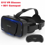 Virtuaalreaalsuse VR-silmal&auml;&auml;tsede kantav VR-kiiver, m&auml;ngukontrolleri tugi 【3】VR Glasses + B01 Gamepad must