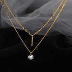 925 h&otilde;bedane kahekihiline veetilga kaelakee naistele rangluu kett Luksuslikud romantilised ehted