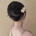 Hiina stiilis vintage puidust juuksepulk Step Shake tups Magnoolia lilleline juuksen&otilde;el naiste t&uuml;drukutele iidsed Hanfu juuste aksessuaarid